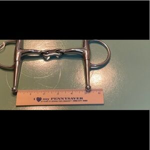 Korsteel Full Cheek Eggbutt French Link snaffle bit